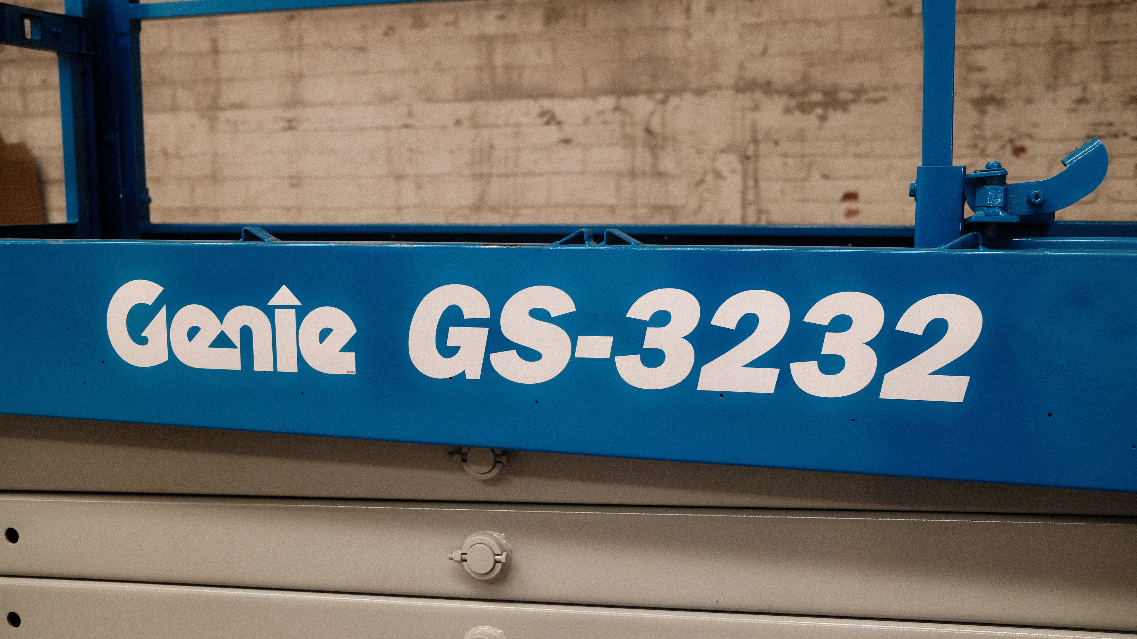 Detalle del logotipo Genie GS-3232
