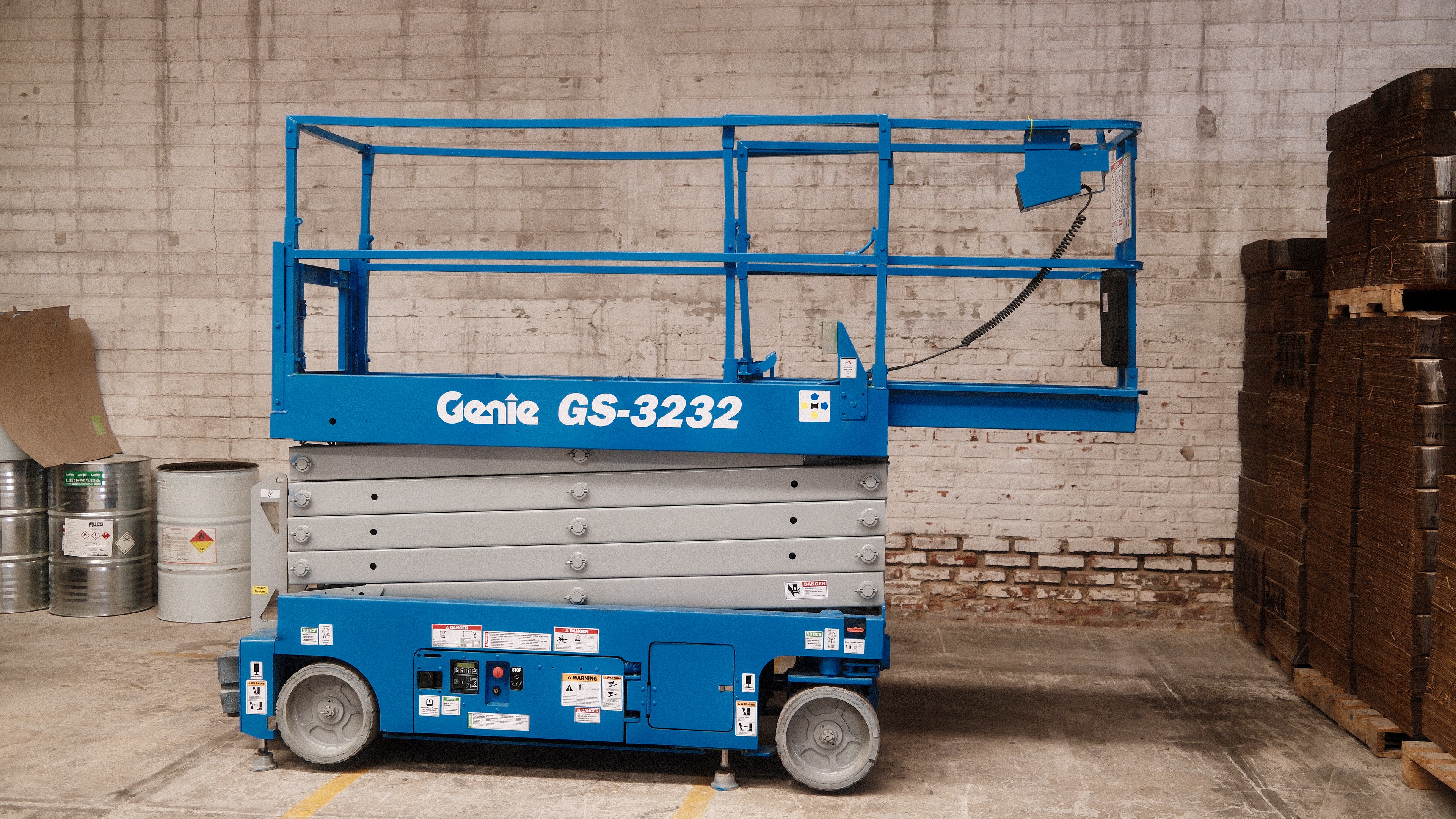 Genie GS-3232 con plataforma extendida